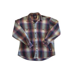 Salty Dog Plaid Button-Up Shirt